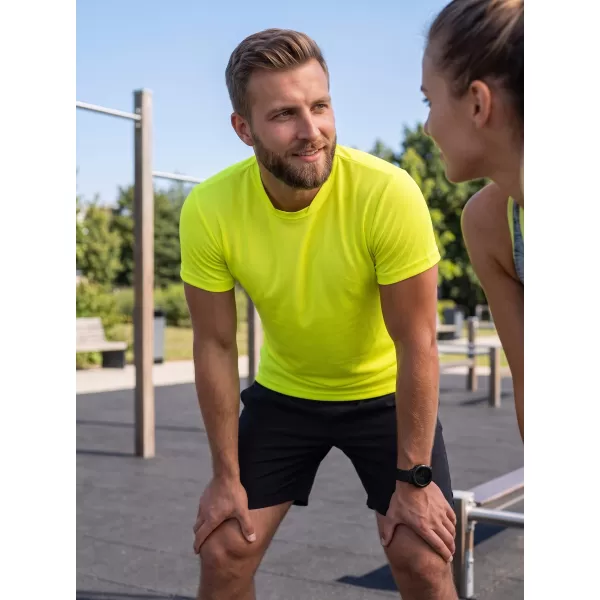  Funkcionalna muška majica ALTISPORT NoPrint NP/ALM421 NEON ŽUTA 