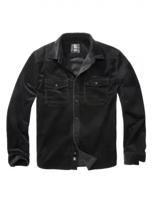 Košulja BRANDIT CORDUROY CLASSIC BD4035 CRNI