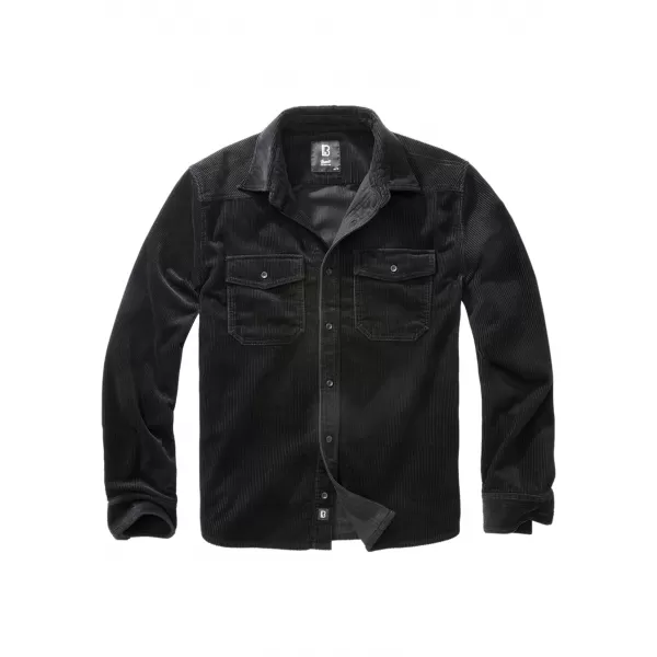  Košulja BRANDIT CORDUROY CLASSIC BD4035 CRNI 