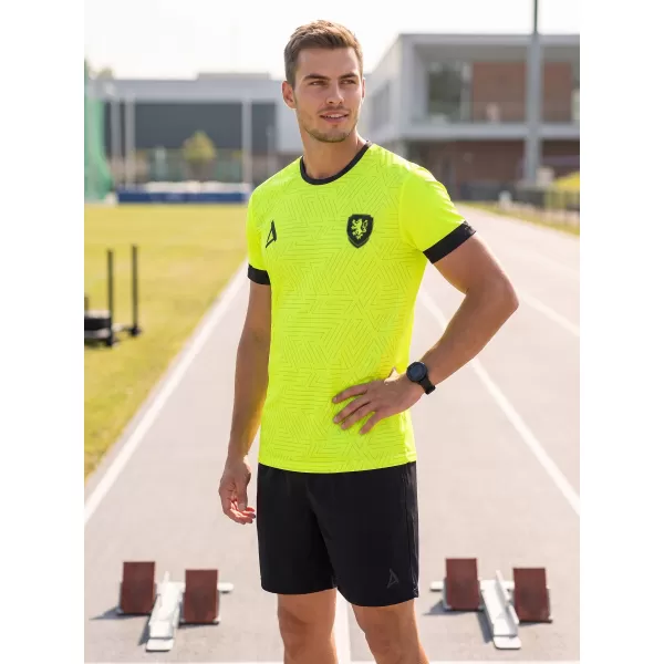  Muška funkcionalna premium majica ALTISPORT VOJ/ALM040TR01 NEON ŽUTA 