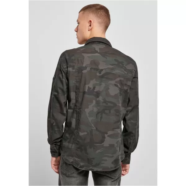  Košulja BRANDIT SLIM WORKER BD4005 MASLINA 