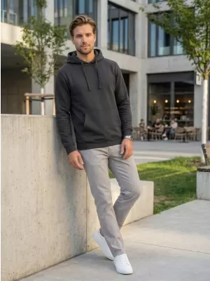 Muški sweatshirt ALTISPORT NoPrint NP/ALM697NJ CRNA