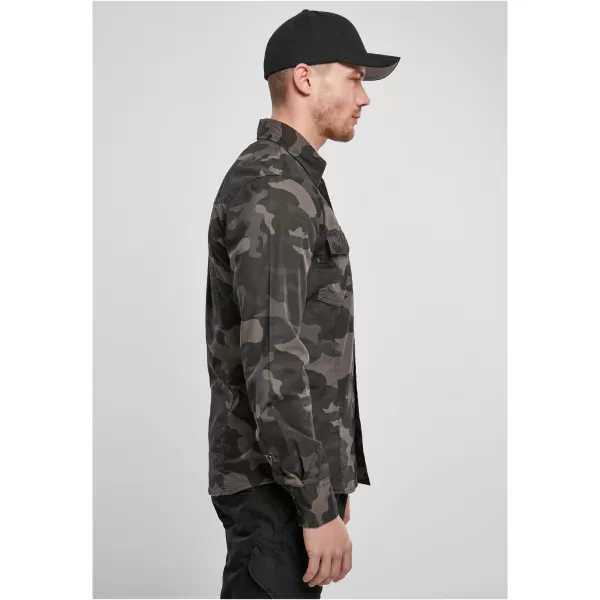  Košulja BRANDIT SLIM WORKER BD4005 TAMNOCAMO 