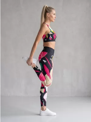 Ženske duge premium funkcionalne tajice ALTISPORT VOJ/ALW042LEG01 CRNA