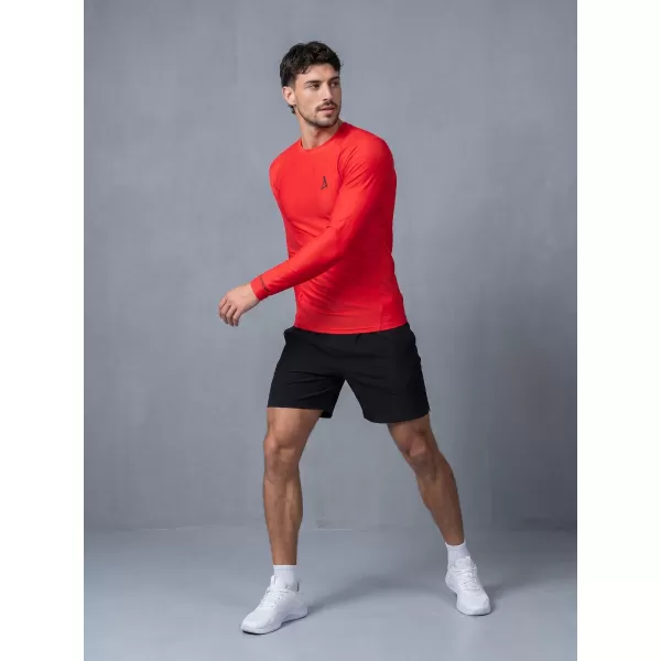  Muška premium funkcionalna kompresijska majica ALTISPORT VOJ/ALM000TR03 CRVENA 