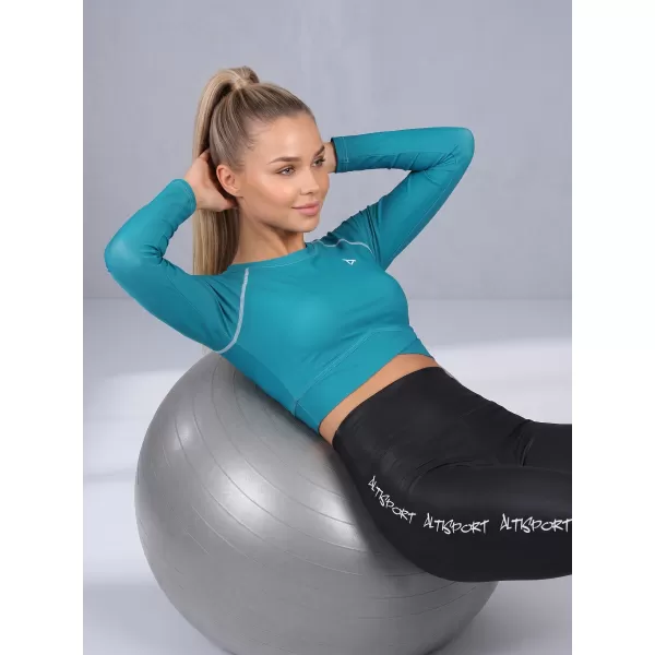 Ženski vrhunski funkcionalni skraćeni top s dugim rukavima ALTISPORT VOJ/ALW000TR04 KEROZIN 