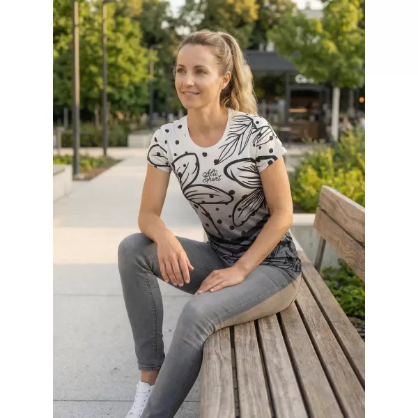  Ženska premium funkcionalna majica ALTISPORT VOJ/ALW045TR01 CRNO-BIJELO 