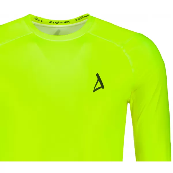  Muška premium funkcionalna kompresijska majica ALTISPORT VOJ/ALM000TR03 NEON ŽUTA 