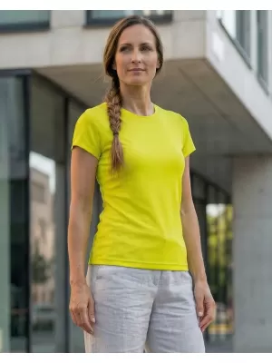 Ženska funkcionalna majica ALTISPORT NoPrint NP/ALW041 NEON ŽUTA