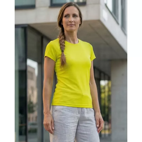  Ženska funkcionalna majica ALTISPORT NoPrint NP/ALW041 NEON ŽUTA 