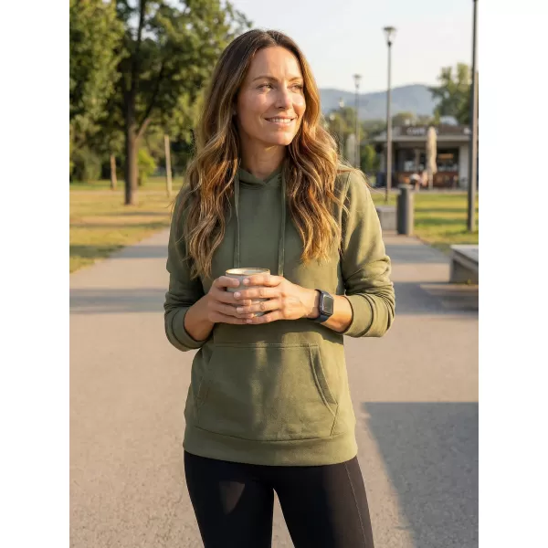  Ženski sweatshirt ALTISPORT NoPrint NP/ALW597NJ MASLINA 
