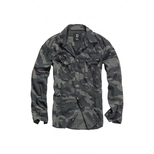  Košulja BRANDIT SLIM WORKER BD4005 TAMNOCAMO 