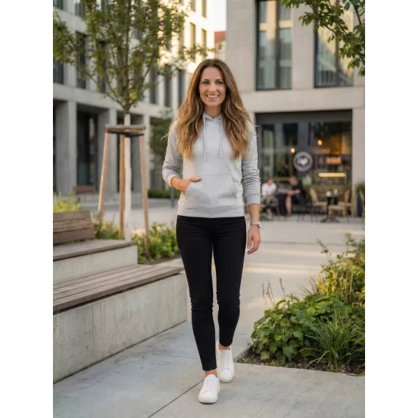  Ženski sweatshirt ALTISPORT NoPrint NP/ALW597NJ SIVI VRIJESAK 