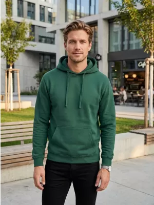 Muški sweatshirt ALTISPORT NoPrint NP/ALM697NJ TAMNO ZELENA