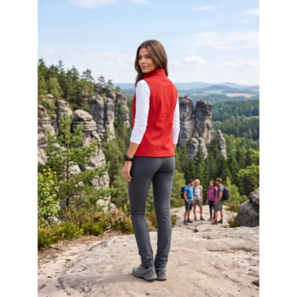  Ženski softshell prsluk ALTISPORT NoPrint NP/ALW7211NJ CRVENO/CRNO 