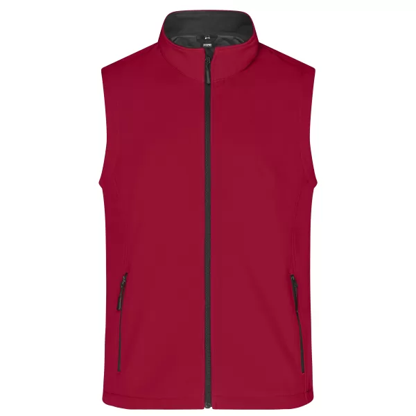  Muški softshell prsluk ALTISPORT NoPrint NP/ALM8211NJ CRVENO/CRNO 