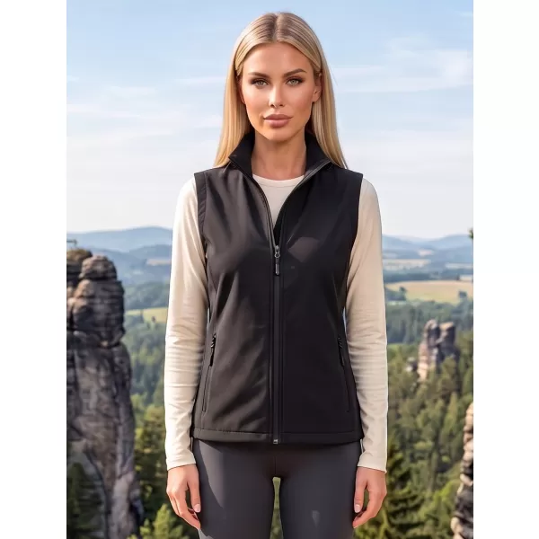  Ženski softshell prsluk ALTISPORT NoPrint NP/ALW7211NJ CRNO/CRNO 