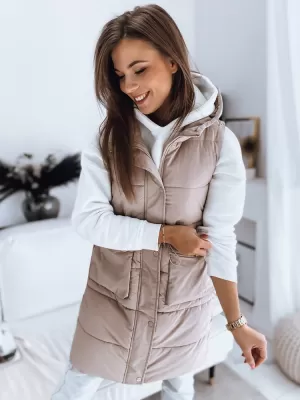 Prsluk DSTREET LADISA TY3289 KARAMELA