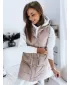 Prsluk DSTREET LADISA TY3289 KARAMELA
