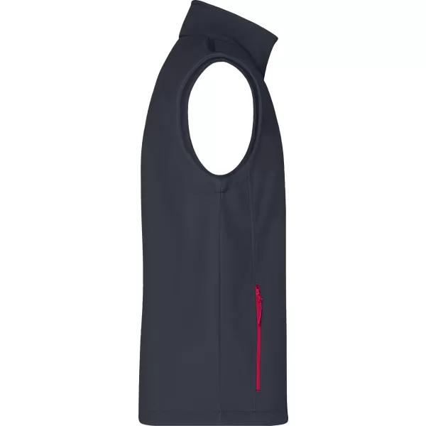  Muški softshell prsluk ALTISPORT NoPrint NP/ALM8211NJ ŽELJEZNO SIVA/CRVENA 