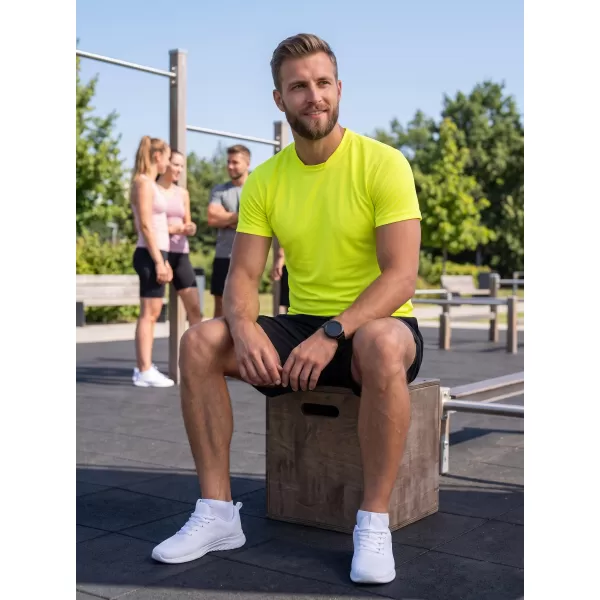  Funkcionalna muška majica ALTISPORT NoPrint NP/ALM421 NEON ŽUTA 