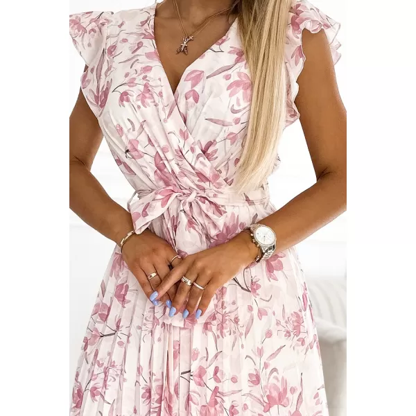  Haljina NUMOCO POLINA 374-6 RUŽIČASTI 