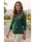 Ženski sweatshirt ALTISPORT NoPrint NP/ALW597NJ TAMNO ZELENA