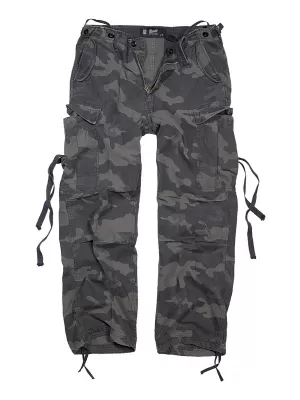 Hlače BRANDIT M-65 VINTAGE BD1001 TAMNOCAMO