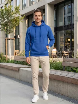 Muški sweatshirt ALTISPORT NoPrint NP/ALM697NJ KRALJEVSKI