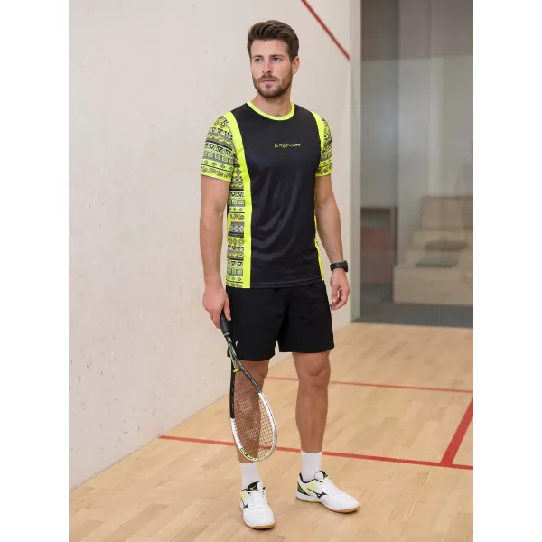  Muška funkcionalna premium majica ALTISPORT VOJ/ALM043TR01 NEON ŽUTA 