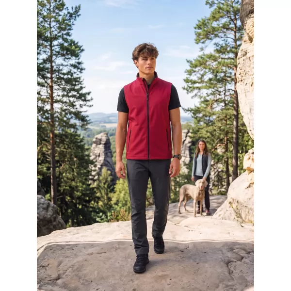  Muški softshell prsluk ALTISPORT NoPrint NP/ALM8211NJ CRVENO/CRNO 