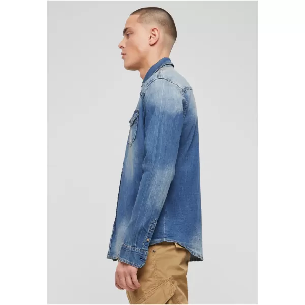  Košulja BRANDIT RILEY DENIM BD4020 PLAVO ISPRANO 