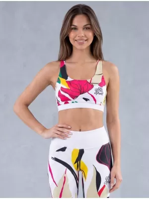Ženski vrhunski sportski grudnjak ALTISPORT VOJ/ALW042POD01 BIJELA
