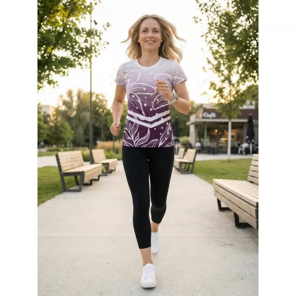  Ženska premium funkcionalna majica ALTISPORT VOJ/ALW045TR01 LJUBIČASTA/BIJELA 