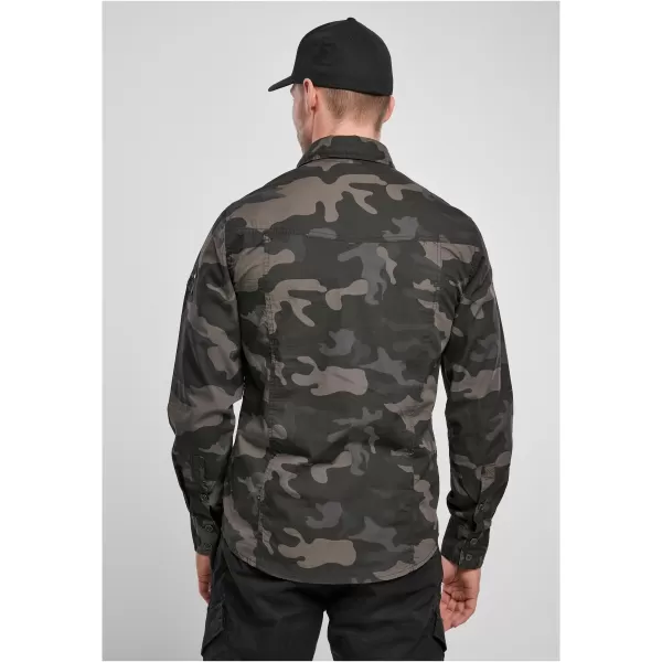  Košulja BRANDIT SLIM WORKER BD4005 TAMNOCAMO 