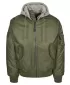 Jakna BRANDIT HOODED MA BD3150 MASLINA/SIVA