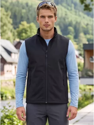 Muški softshell prsluk ALTISPORT NoPrint NP/ALM8211NJ CRNO/CRNO