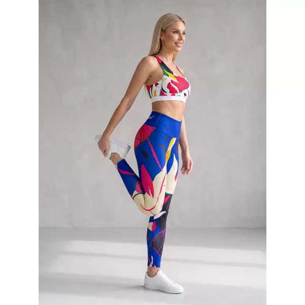  Ženske duge premium funkcionalne tajice ALTISPORT VOJ/ALW042LEG01 PLAVA 