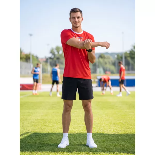  Muška funkcionalna premium majica ALTISPORT VOJ/ALM040TR01 CRVENA 