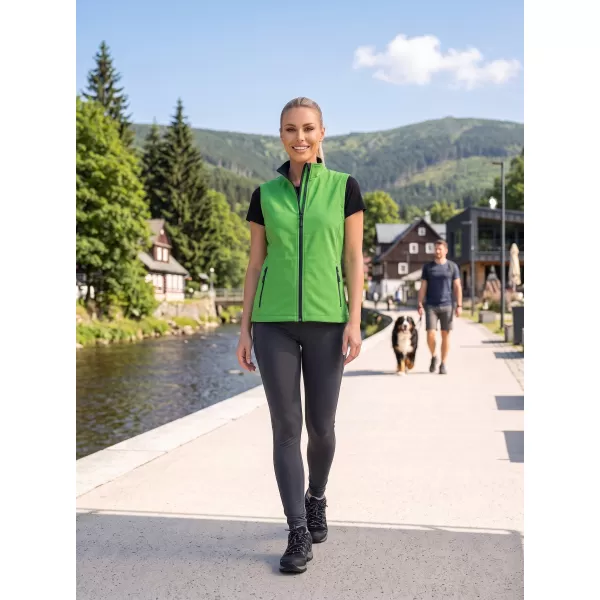  Ženski softshell prsluk ALTISPORT NoPrint NP/ALW7211NJ ZELENA/MORNARSKA 