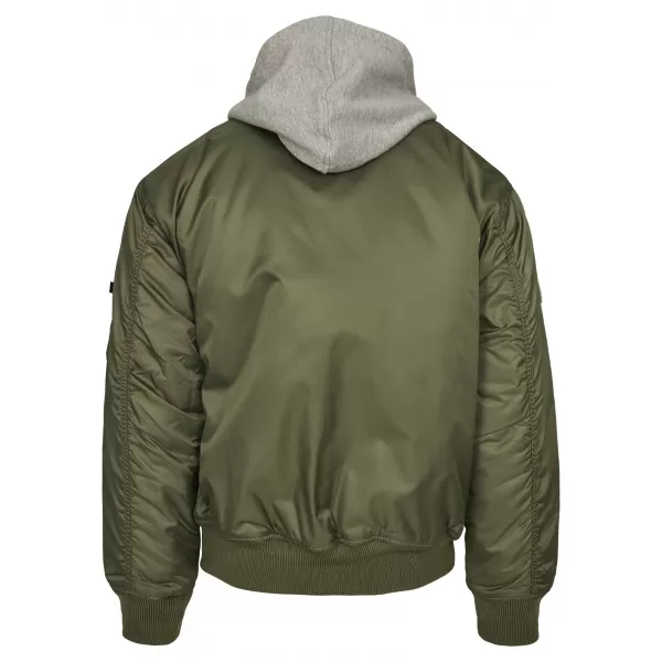  Jakna BRANDIT HOODED MA BD3150 MASLINA/SIVA 