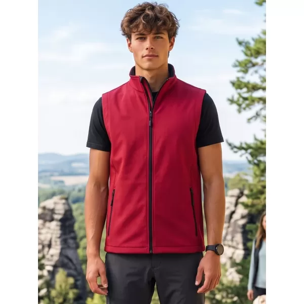  Muški softshell prsluk ALTISPORT NoPrint NP/ALM8211NJ CRVENO/CRNO 