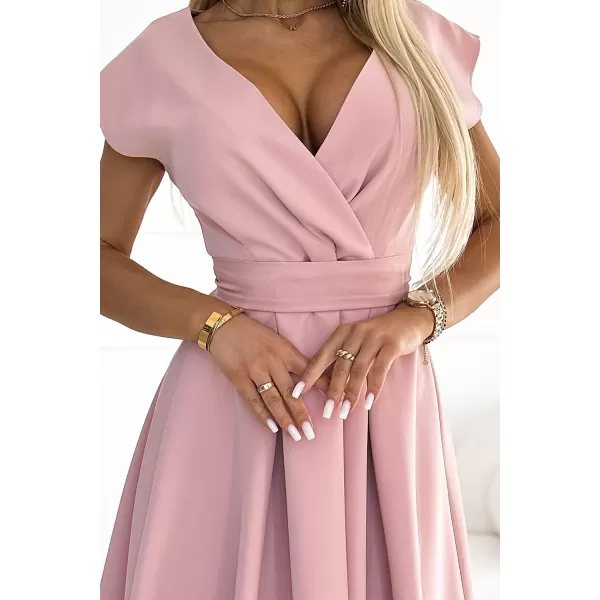  Haljina NUMOCO SCARLETT 348-9 RUŽIČASTI 