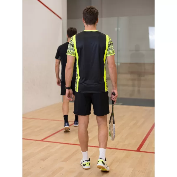  Muška funkcionalna premium majica ALTISPORT VOJ/ALM043TR01 NEON ŽUTA 