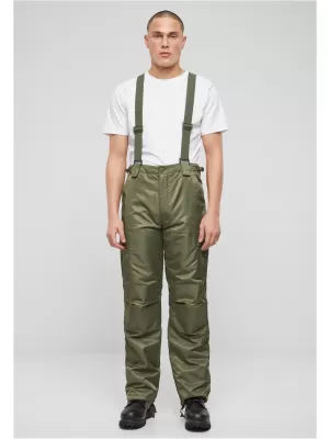 Hlače BRANDIT THERMAL DUNGAREES BD1012 MASLINA
