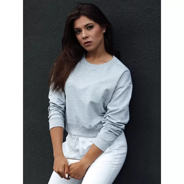  Ženska majica DSTREET CASUALVIBE SVIJETLO SIVE BOJE 