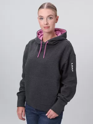 Ženski sweatshirt LOAP EBMARA TAMNOSIVA