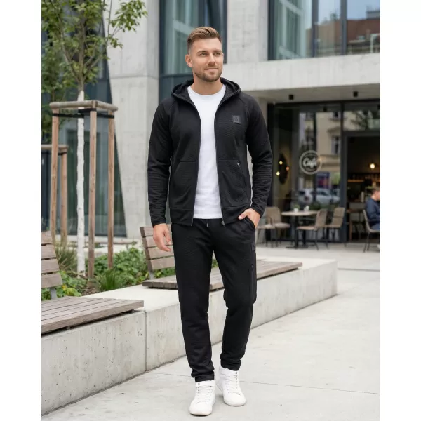  Muški sweatshirt ALTISPORT DANIS CRNA 