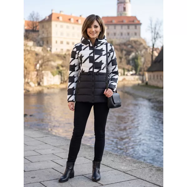  Ženska jakna ALTISPORT DARCIA CRNO/BIJELO 