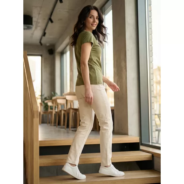  Ženska majica ALTISPORT ALW187122 KAKI 